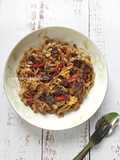 Kwetiau Goreng Ala Solaria dengan Topping Daging Rendang