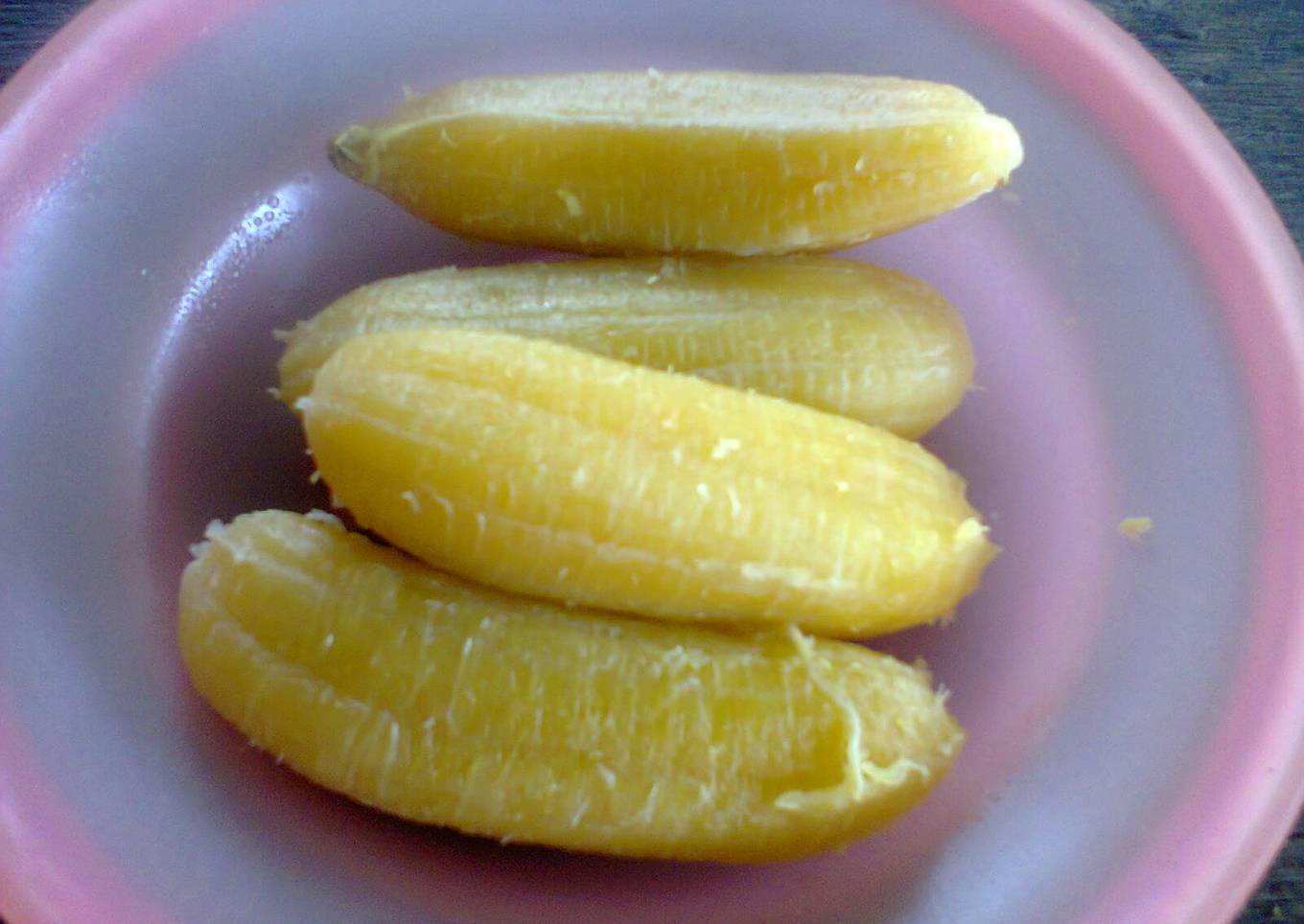 Pisang sitabar rebus