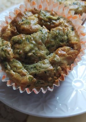 Una foto de Muffins de verdura