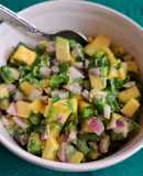 Salsa de mango con aguacate