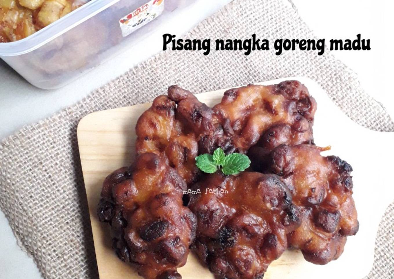Pisang nangka goreng madu bisa frozen