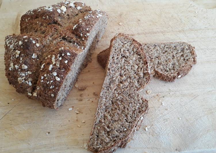 Quick "no waiting" wholemeal bread