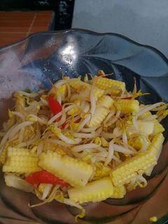 Foto resep Tumis jagung muda dan tauge (masakan simple sehari-hari)