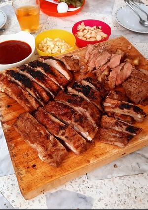 รูปของ ซี่โครงหมูย่างเตาถ่าน