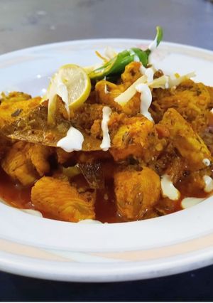 A picture of Kasoori chicken ♥️.