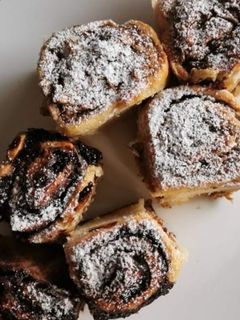 KakaĂłs Ă©s diĂłs csiga, glutĂ©nmentesen, Penny-s lisztekbĆl recept fotĂłja