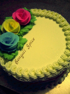 A picture of Home made Vanilla Cake 🎂.