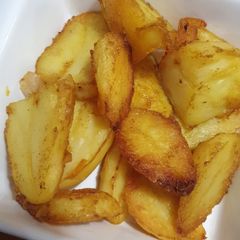 A picture of Roasted potatoes.