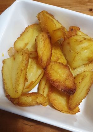 A picture of Roasted potatoes.