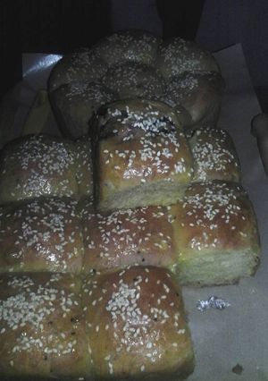 Foto resep Roti sobek buah naga