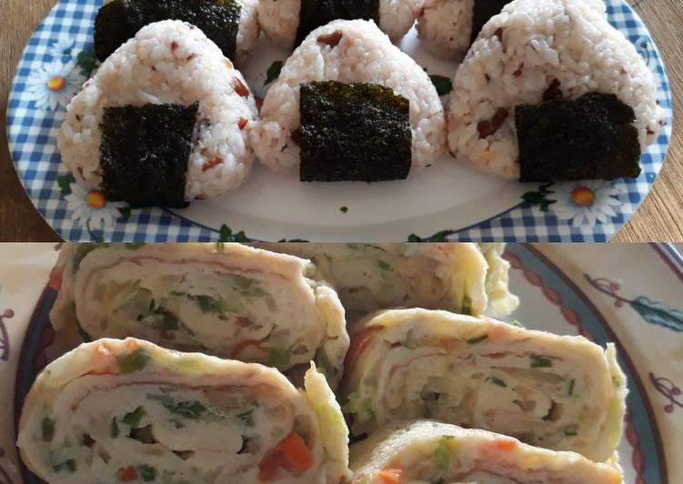Onigiri Kongbap with Tamagoyaki