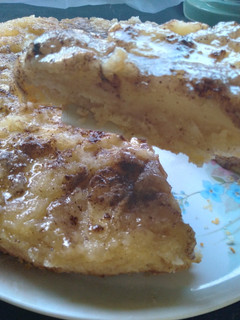 Una foto de Tarta de manzana invertida