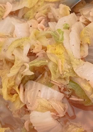 Foto resep Tumis sawi putih rebon