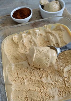 Una foto de Helado de café sin máquina