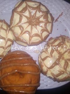 Milk and chocolate glazed donut ainihin hoton girkin