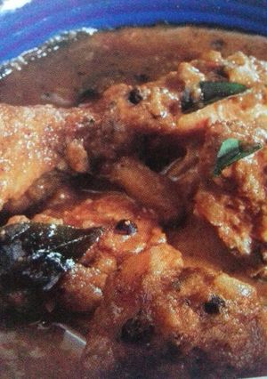 A picture of Chicken kadai.
