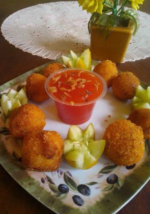 Foto resep Bola Bola nasi crunchy🌸