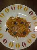 Pasta a la puttanesca italiana