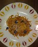 Pasta a la puttanesca italiana