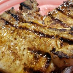 Rosemary & Brown Sugar Grilled Pork Chops A picture of Rosemary & Brown Sugar Grilled Pork Chops.