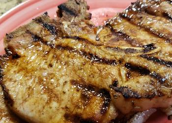 Easiest Way to Prepare Yummy Rosemary  Brown Sugar Grilled Pork Chops