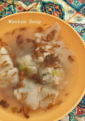 Foto resep Sup Wonton