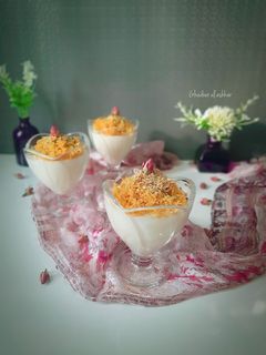 صورة لوصفة قشطلية بالكنافة 😋