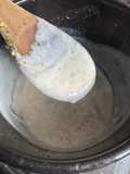Salsa blanca con harina integral