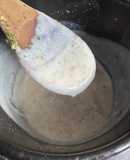 Salsa blanca con harina integral