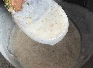Una foto de Salsa blanca con harina integral