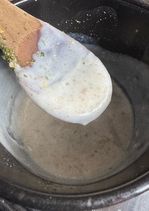 Una foto de Salsa blanca con harina integral