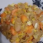 Sosis wortel orak arik telur #bukapuasaday3