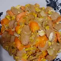 รูปของ Sosis wortel orak arik telur #bukapuasaday3