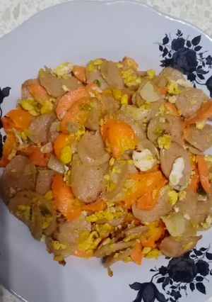 Foto resep Sosis wortel orak arik telur #bukapuasaday3