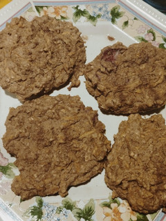 Una foto de Pancakes de avena y manzana