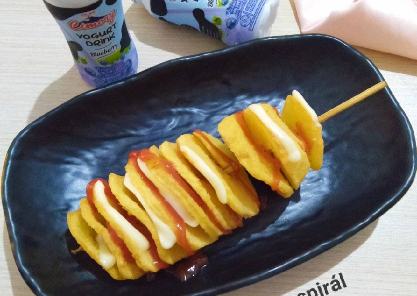 Kentang goreng spiralš„