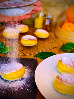 Foto de Bolas de Berlim no forno