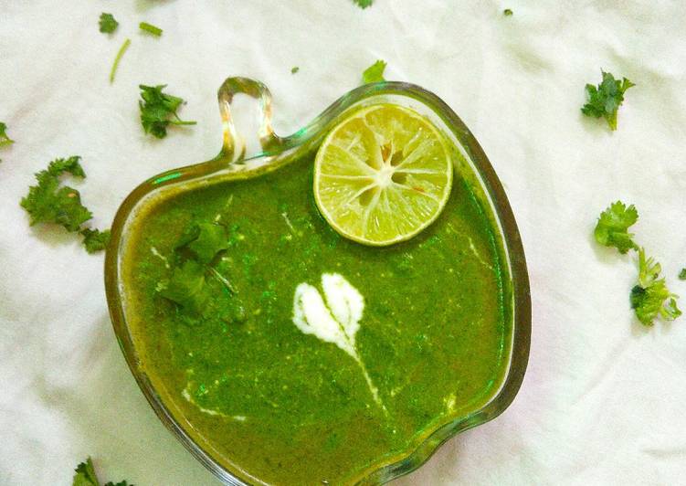Recipe of Perfect Coriander and curd Chutney