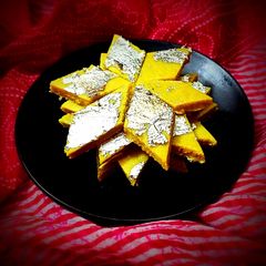 Kesar kaju katli A picture of Kesar kaju katli.