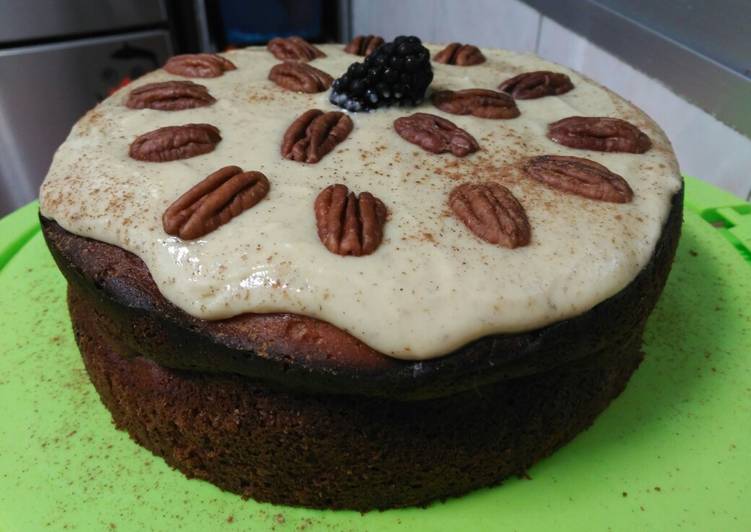 Tarta de zanahoria y queso