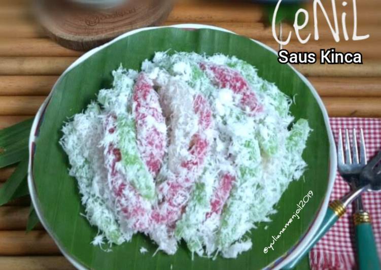 resep cara buat Cenil Saus Kinca