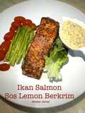 🍁Ikan Salmon Sos Lemon Berkrim
