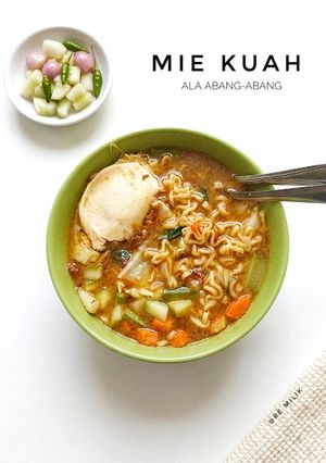 Foto resep 664. Mie Kuah Abang-Abang