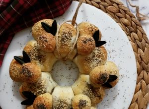 Foto di Ghirlanda di panini farciti, cottura airfryer 🌷