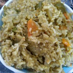 A picture of Karnataka style pulao.