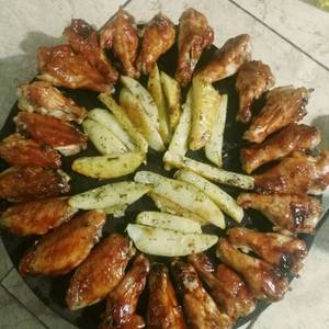Alitas de pollo a la barbacoa