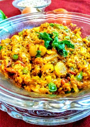 A picture of Masala oats.