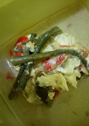 Foto resep Gulai kacang panjang pake telur