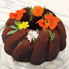A picture of Chocolate zucchini bundt cake.