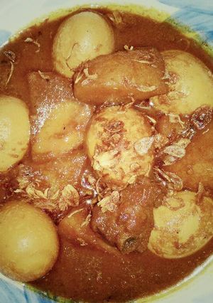 Foto resep Semur Telor dan Kentang